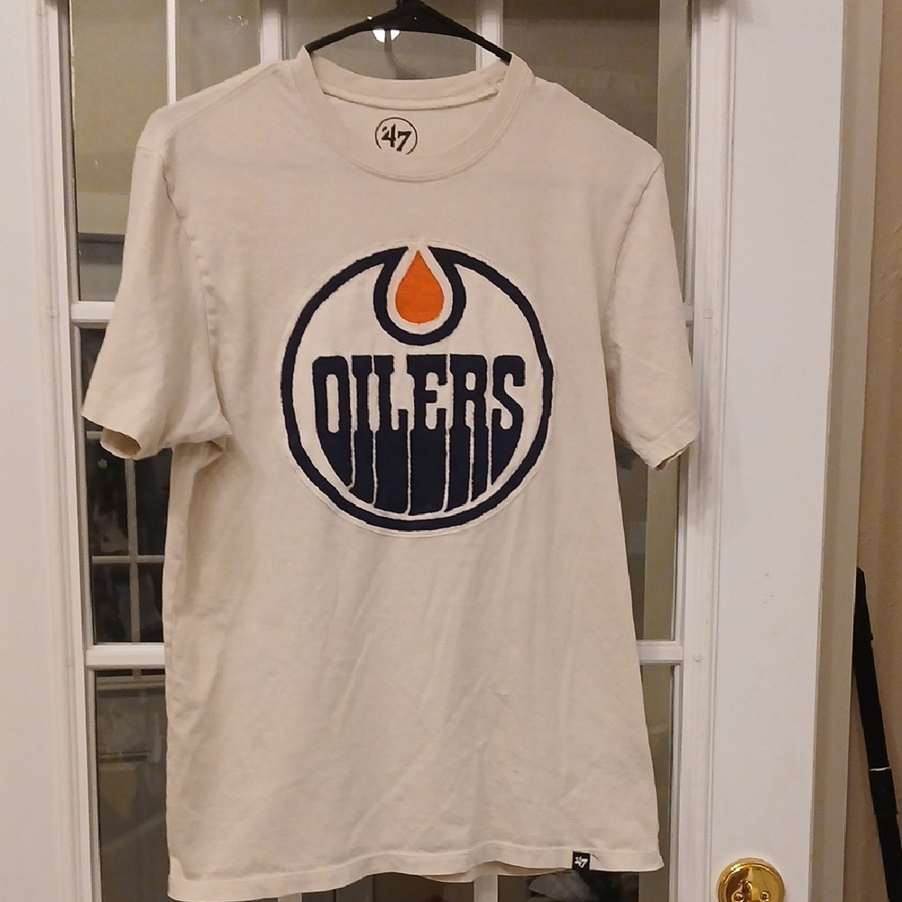 47 Cream Oilers Short Sleeve Tee